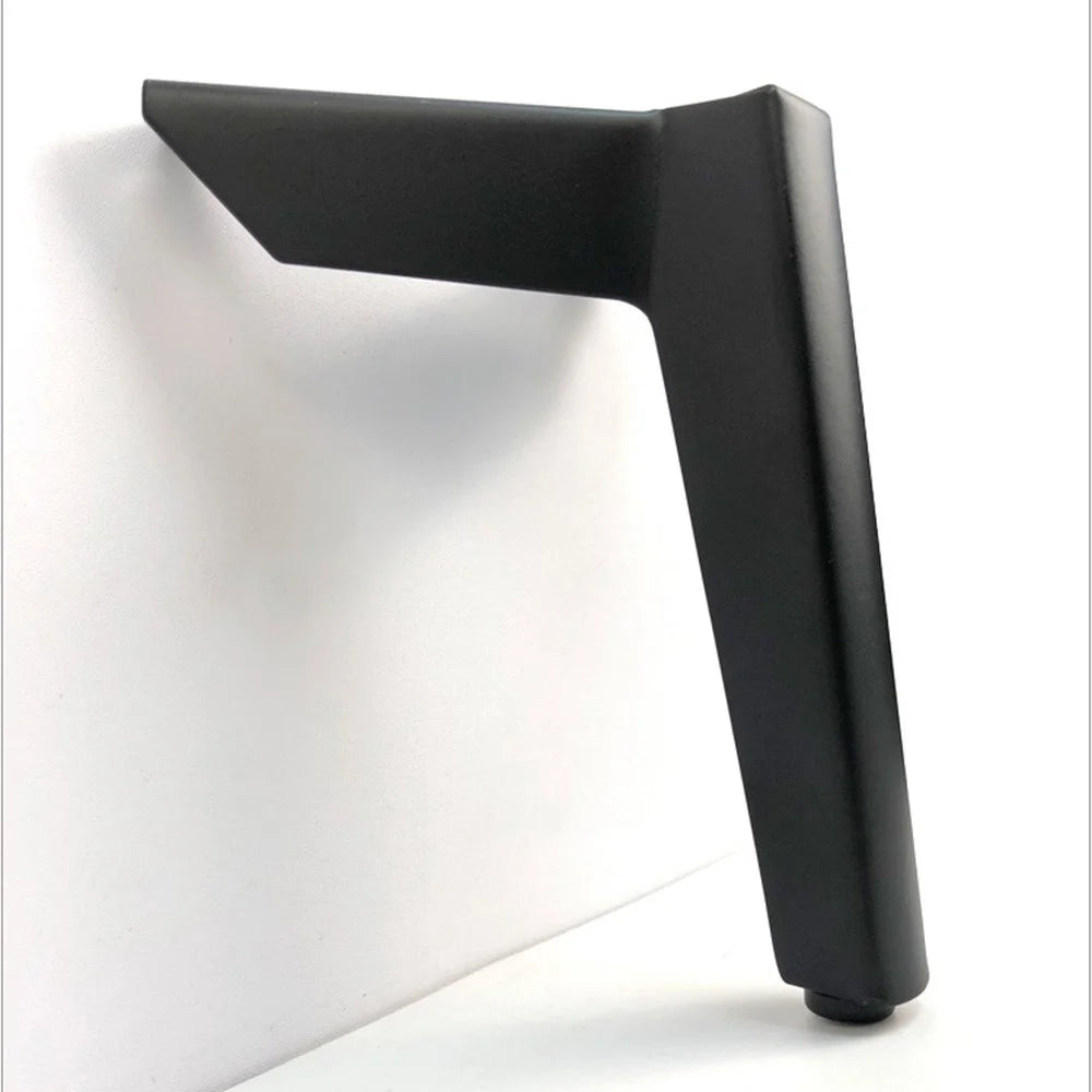 LH-FJ0039 15cm Metal Sofa Support Thickened Furniture Legs for Bed Dresser Chair Cabinet - Matte Black - 3