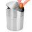 Desktop Mini Trash Can with Swing Lid Stainless Steel Waste Bin Garbage Container - 4