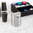 Desktop Mini Trash Can with Swing Lid Stainless Steel Waste Bin Garbage Container - 7