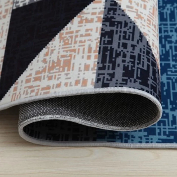 3D Geometric Floor Mats Rectangle Visual Illusion Area Rug 80 x 160cm Living Room Bedroom Carpet - Style a - 5