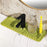 Keyboard Design TPR Sink Mat Draining Pad Countertop Anti Slip Splash Guard for Bathroom Kitchen - Green - 2
