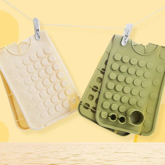 Keyboard Design TPR Sink Mat Draining Pad Countertop Anti Slip Splash Guard for Bathroom Kitchen - Green - 5