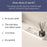 22.5 x 7cm Diatomite Drying Mat Absorbent Pad for Bathroom Sink Countertop Faucet Draining Pad - Style A - 5