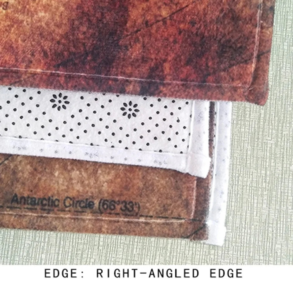 121.9 x 160cm Exotic Living Room Rug Anti-Slip Bedroom Vintage Carpet Flannel Baby Crawling Mat - DL0071 - 3