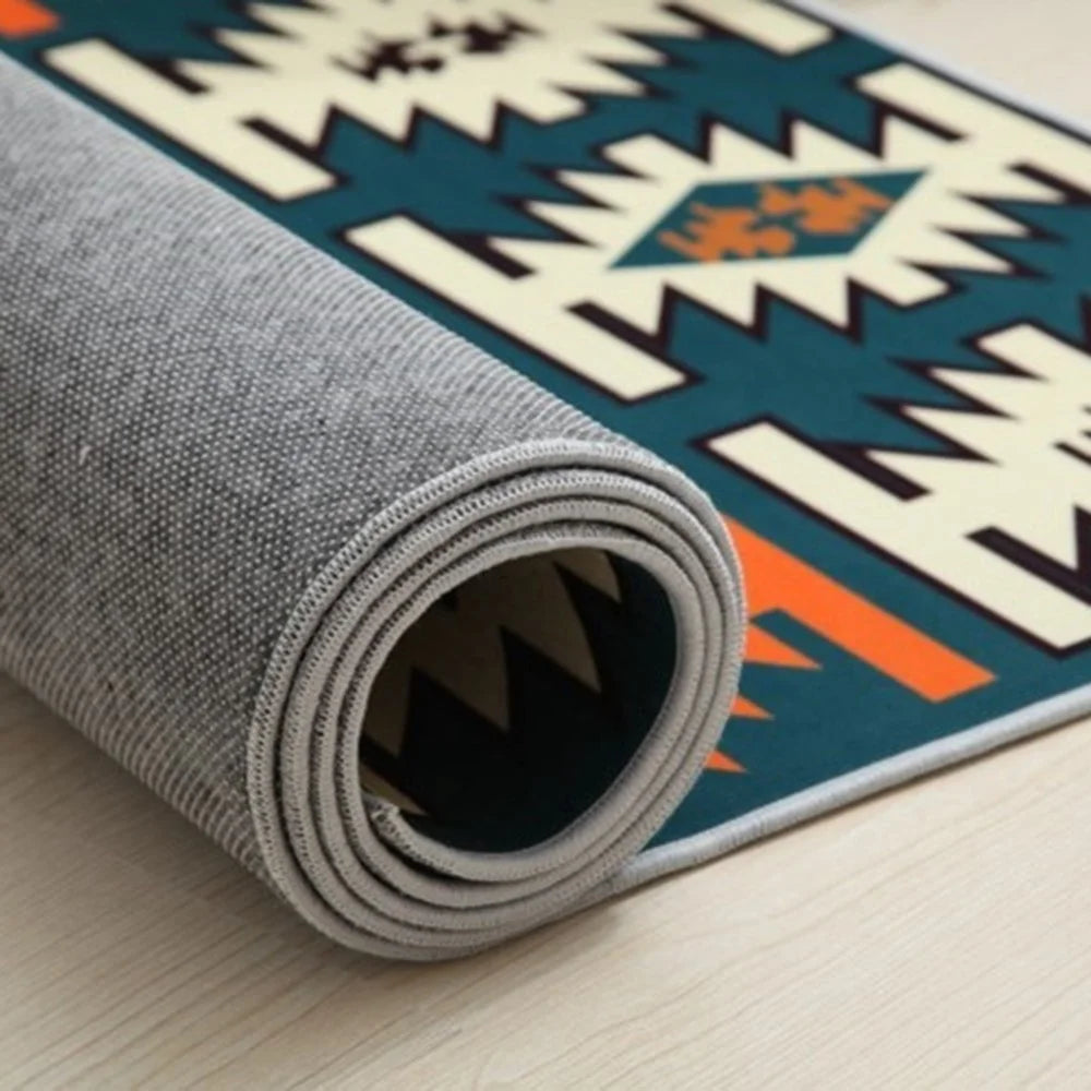 120 x 160cm Modern Geometric Abstract Rug Living Room Mat Bedroom Area Carpet Washable - Style A - 7