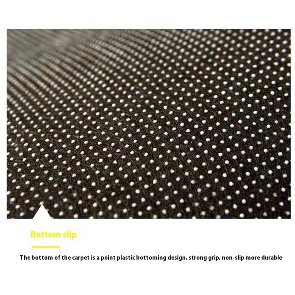 Cartoon Printed Round Carpet Diameter 100cm Absorbent Floor Mat Living Room Bedroom Rug Doormat - Little Hedgehog - 5