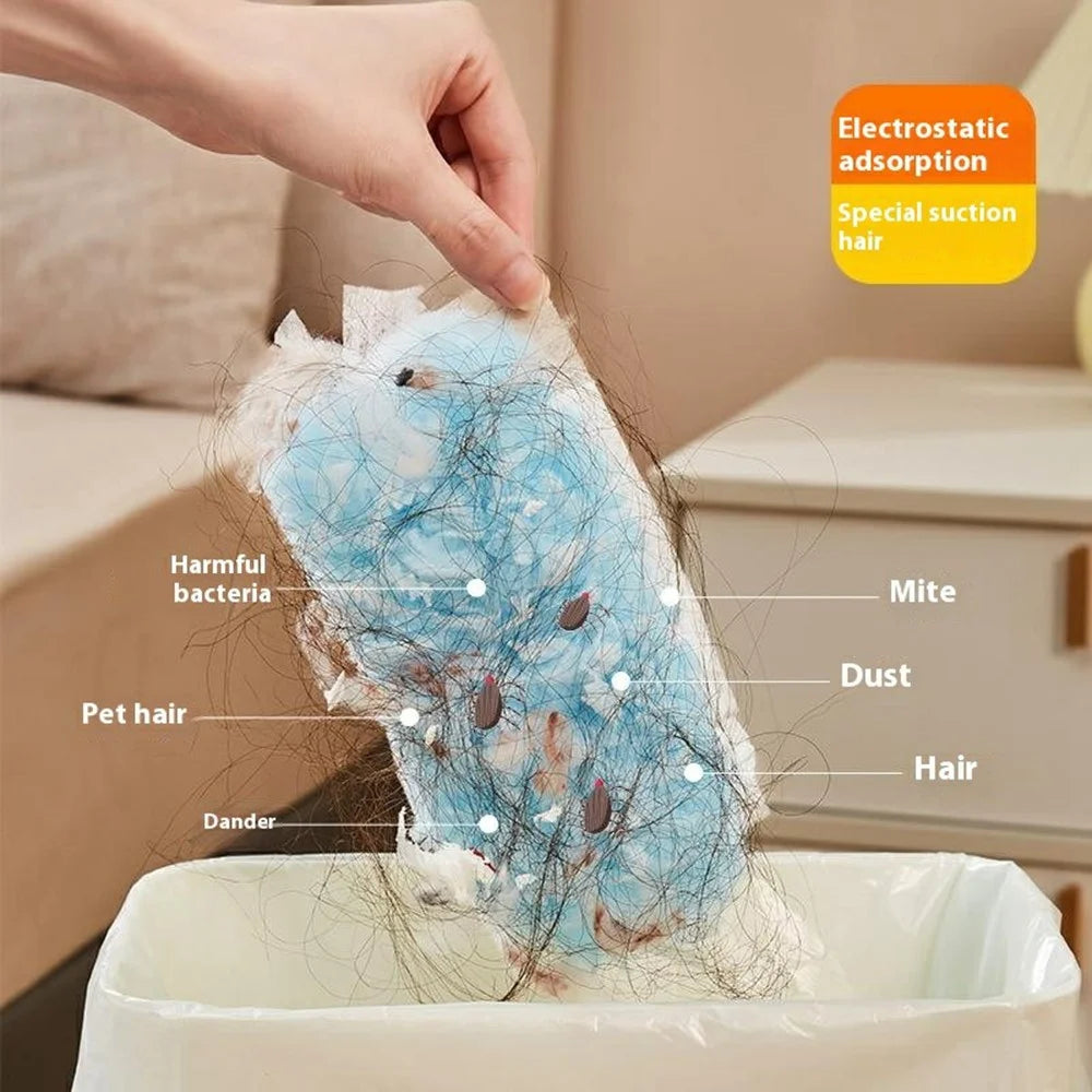 Electrostatic Dust Removal Brush Lint Free Dust Collector Household Cleaning Tool - 4