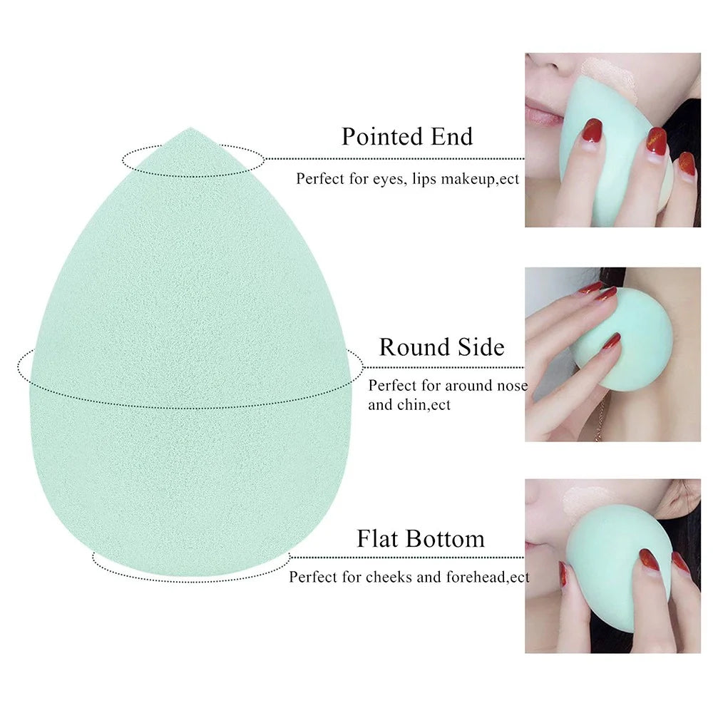 Cosmetic Puff Foundation Makeup Sponge Water Drop Shape Cosmetic Applicator (Random Color) - 3