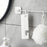 Silicone Glass Squeegee with Hanging Hook Window Squeegee Shower Scraper Water Blade - Grey - 3
