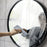 Silicone Glass Squeegee with Hanging Hook Window Squeegee Shower Scraper Water Blade - Grey - 6
