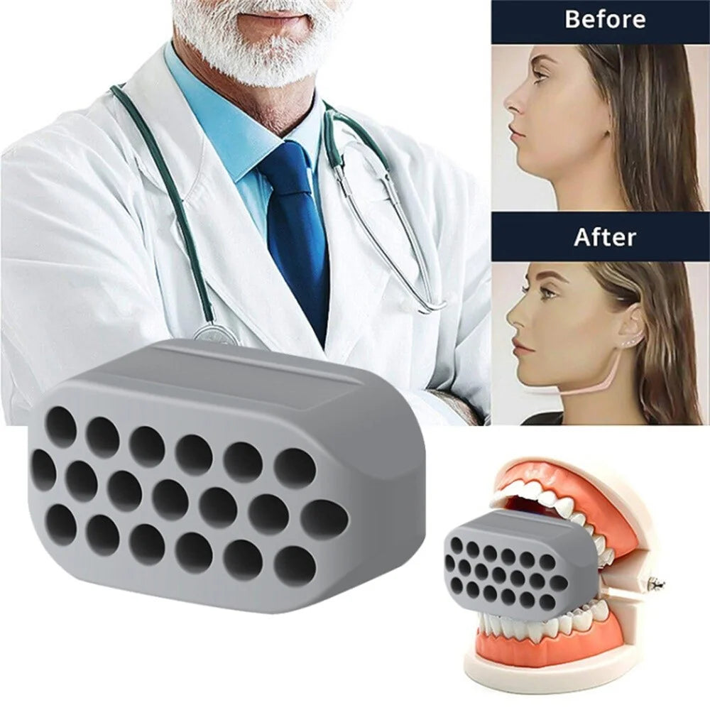 3PCS Jawline Exerciser 4th Generation BPA Free Silicone Jaw Exerciser Ball Trainer Shaper (No Certificated) - Black - 4