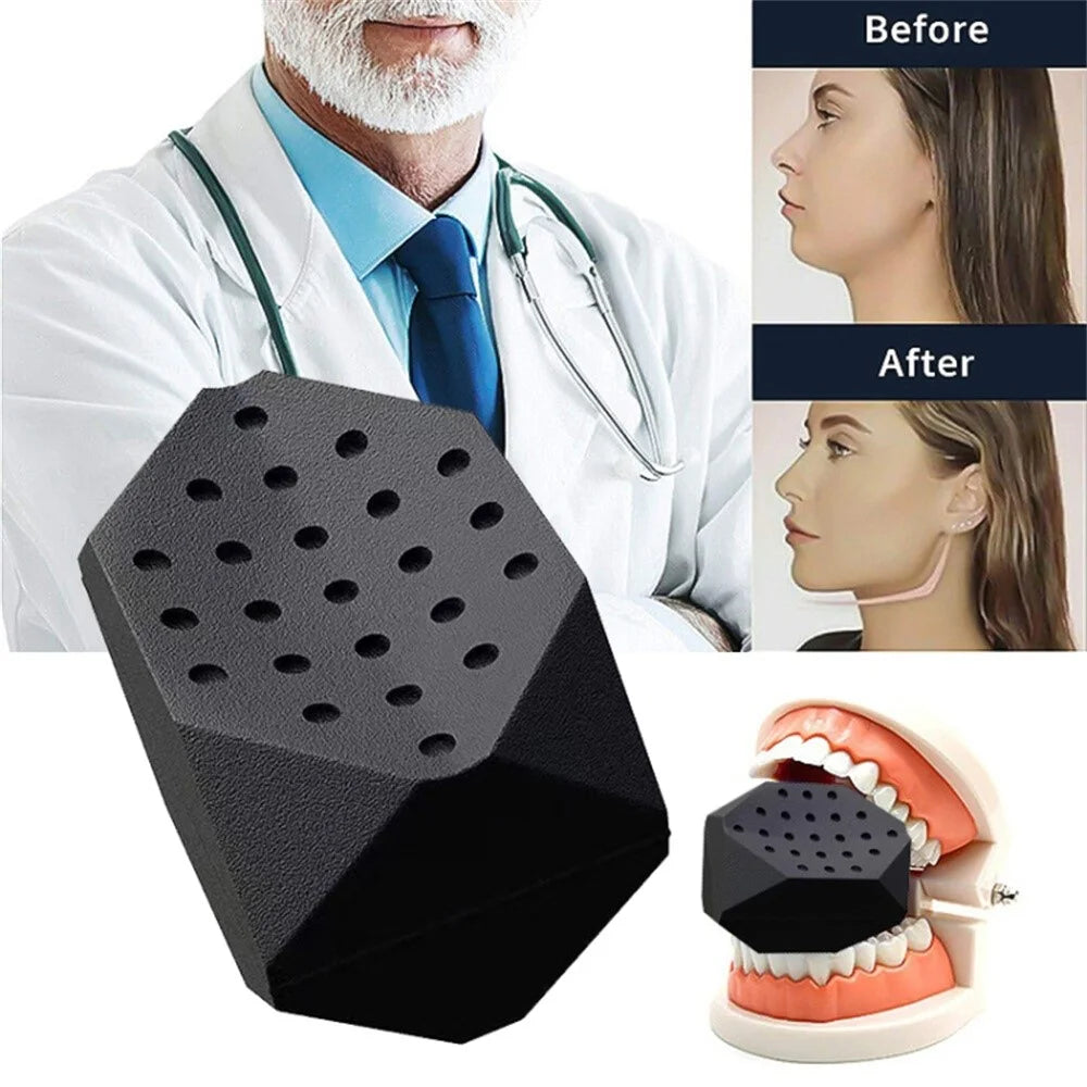 3PCS Jawline Trainer 7th Generation BPA Free Silicone Jawline Exerciser Sculptor Face Shaper (No Certificated) - Grey - 3