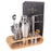 12 in 1 Cocktail Shaker Set Stainless Steel 700ML Bartender Mixer Bar Tools Kit with Bamboo Stand (BPA Free, No FDA) - 1