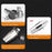 12 in 1 Cocktail Shaker Set Stainless Steel 700ML Bartender Mixer Bar Tools Kit with Bamboo Stand (BPA Free, No FDA) - 7
