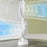 F-052 Dual Head Desk Fan for Office Dorm 3 Speeds USB Rechargeable Air Circulator Fan ( Built In 4000mAh Battery ) - 2