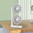 F-052 Dual Head Desk Fan for Office Dorm 3 Speeds USB Rechargeable Air Circulator Fan ( Built In 4000mAh Battery ) - 5