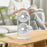 F-052 3 Speeds Adjustable Dual Head Desk Fan USB Rechargeable Summer Air Circulator Fan ( Built In 4000mAh Battery ) - 3