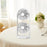 F-052 3 Speeds Adjustable Dual Head Desk Fan USB Rechargeable Summer Air Circulator Fan ( Built In 4000mAh Battery ) - 4