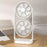 F-052 3 Speeds Adjustable Dual Head Desk Fan USB Rechargeable Summer Air Circulator Fan ( Built In 4000mAh Battery ) - 5