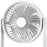 F-052 3 Speeds Adjustable Dual Head Desk Fan USB Rechargeable Summer Air Circulator Fan ( Built In 4000mAh Battery ) - 6