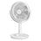 Stepless Speed Adjustable Portable Desktop Fan Quiet Summer Cooling Fan for Home Office - White - 1
