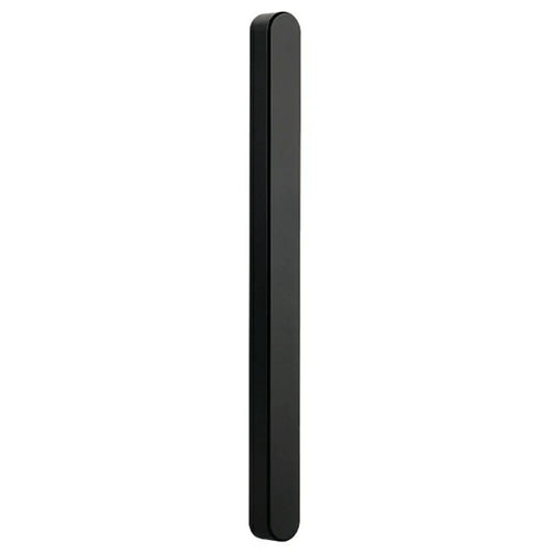 TOPNIKE Adhesive Ultra Slim Glass Sliding Door Handle for Balcony Shower Room Pull Push Door - Black - 1