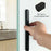 TOPNIKE Adhesive Ultra Slim Glass Sliding Door Handle for Balcony Shower Room Pull Push Door - Black - 2