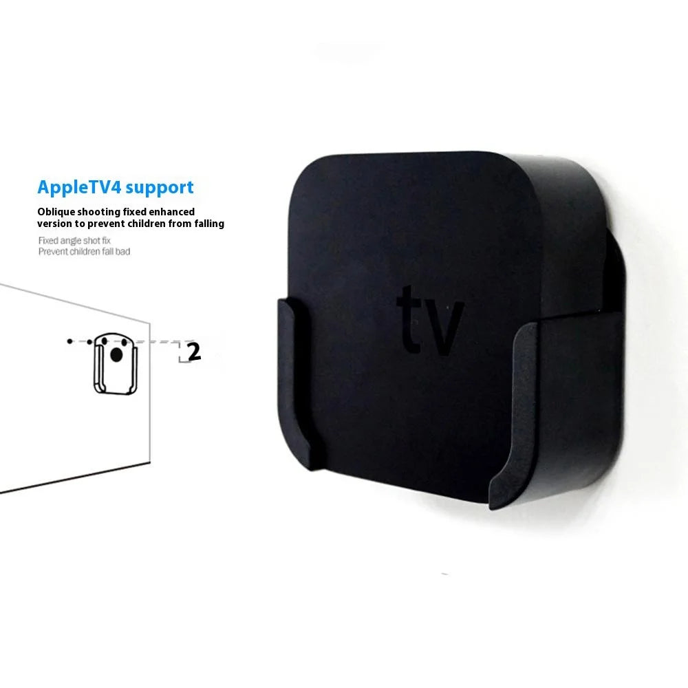 For Apple TV 4 Wall Mount Bracket Plastic Holder Stand - 6