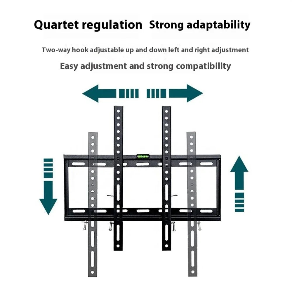 Universal TV Wall Mount for 32 - 70 Inch LCD Tvs 15 Degrees Tilt Cold Rolled Steel Television Bracket - 4