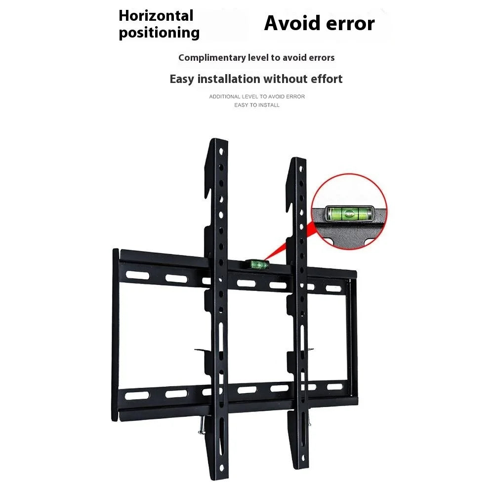 Universal TV Wall Mount for 32 - 70 Inch LCD Tvs 15 Degrees Tilt Cold Rolled Steel Television Bracket - 6