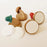 4Pcs Creative Wooden Mushroom Wall Hooks Adhesive Mounting Door Back Storage Hook Coat Hanger - 2