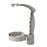Beverage Bottle Pourer Handle Precision Flow Control Anti Spill Handle with Built-In Bottle Opener - Grey - 1