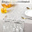 28x900cm Hot Stamping Foil Table Runner Holiday Party Wedding Decor Polyester Mesh Table Flag - Silver - 3