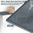 60x60cm Washer Dryer Top Cover Mat Washing Machine Non Slip Waterproof Silicone Protective Pad - Grey - 3