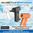 Portable Turbine Fan Outdoor Camping Light High Speed Handheld Fan Dust Blower (CE Certificated) - Orange - 3