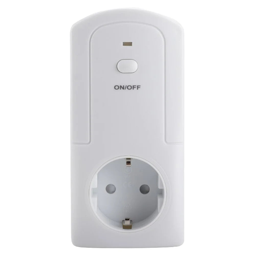 WiFi Controller Temperature Humidity Sensor Smart Remote Control Timing Switch Socket - EU Plug - 1