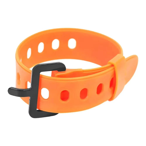 45x2.5cm Multipurpose Tie Down Strap Travel Quick Release Luggage Cargo Rubber Binding Cord - Orange - 1