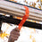 45x2.5cm Multipurpose Tie Down Strap Travel Quick Release Luggage Cargo Rubber Binding Cord - Orange - 5