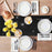 30x275cm Disco Mirror Sequin Plaid Table Runner European Wedding Party New Year Decor Tablet Flag - Black - 3