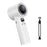 100-Speed Stepless Handheld Fan LED Display Portable Wind Blower Adjustable Cooling Fan - White - 1