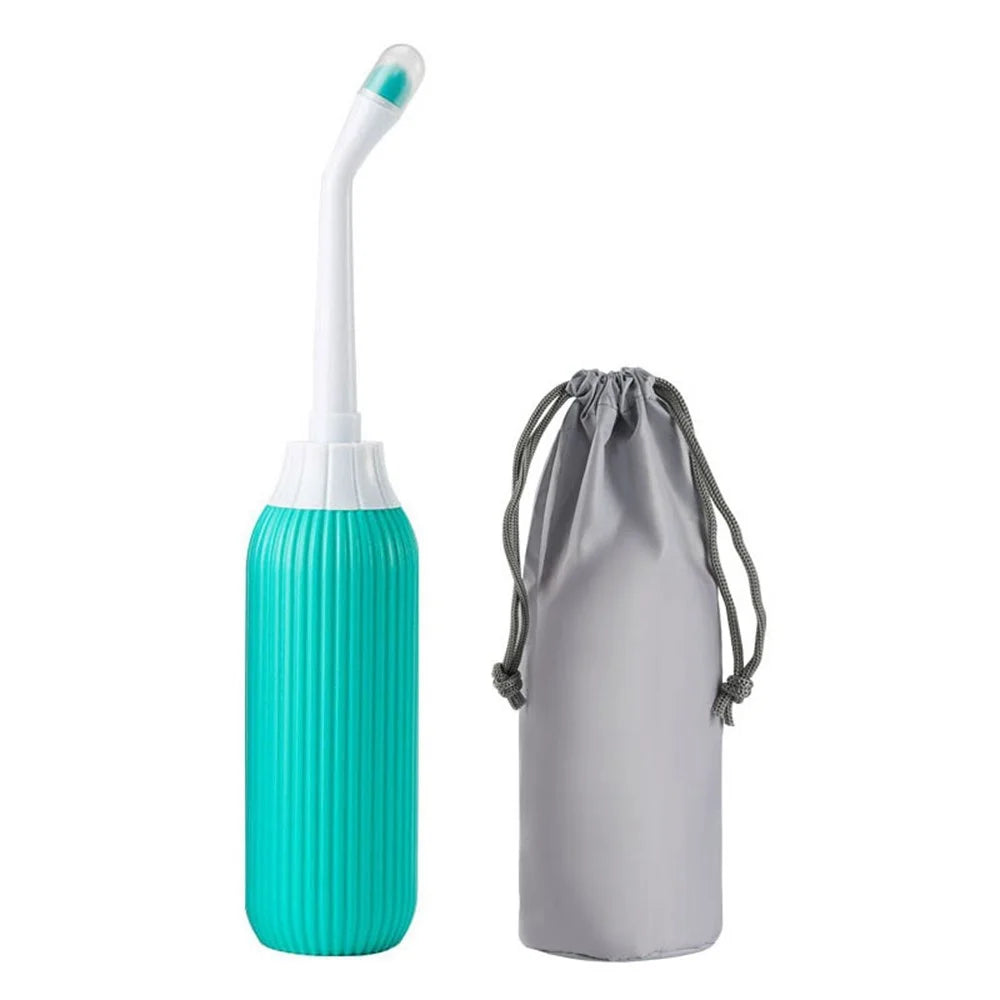 Portable Feminine Hygiene Cleaner Sprayer 500ML Handheld Personal Cleansing Device For Women  /  Baby Bottom Wash - Green - 1