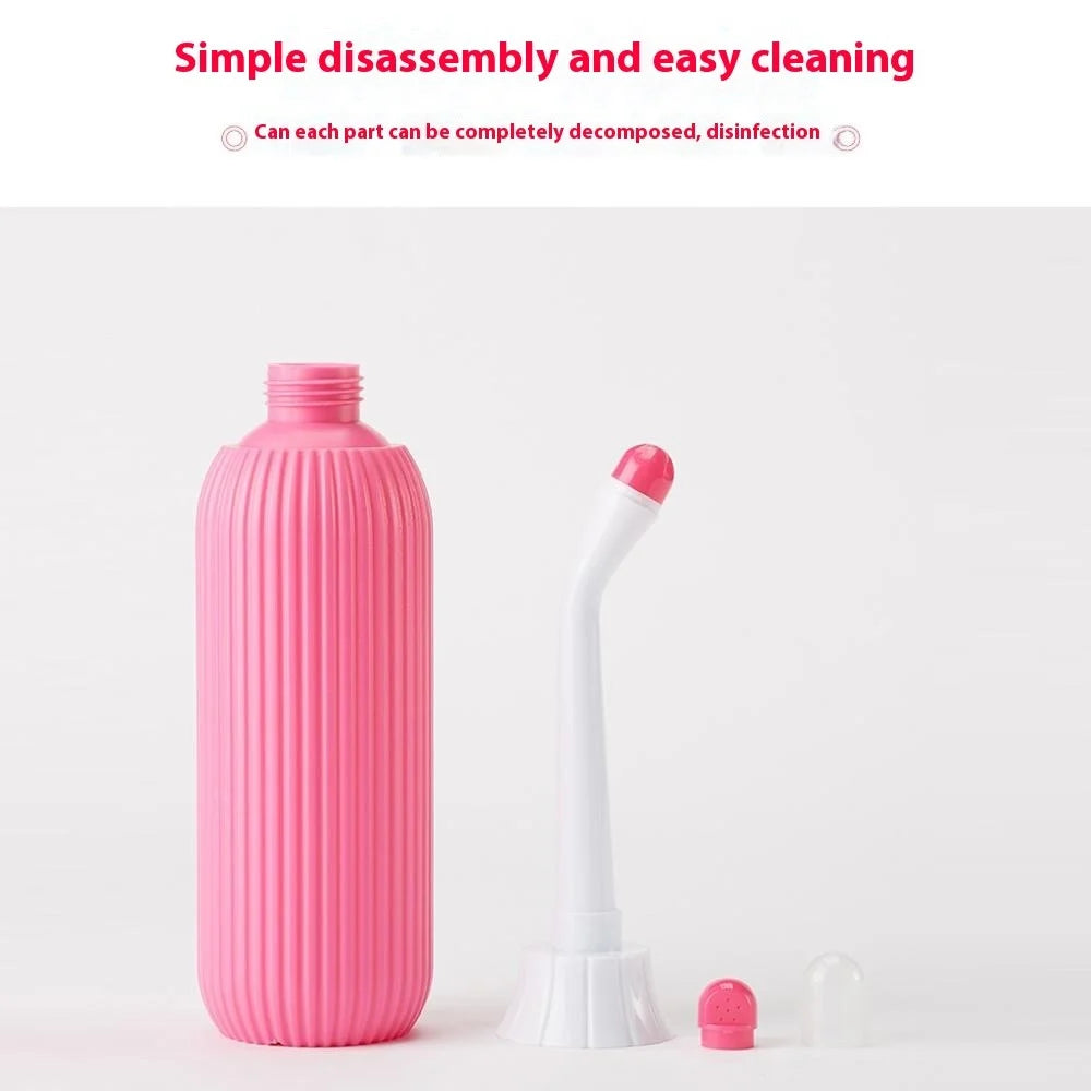 Portable Feminine Hygiene Cleaner Sprayer 500ML Handheld Personal Cleansing Device For Women  /  Baby Bottom Wash - Green - 6