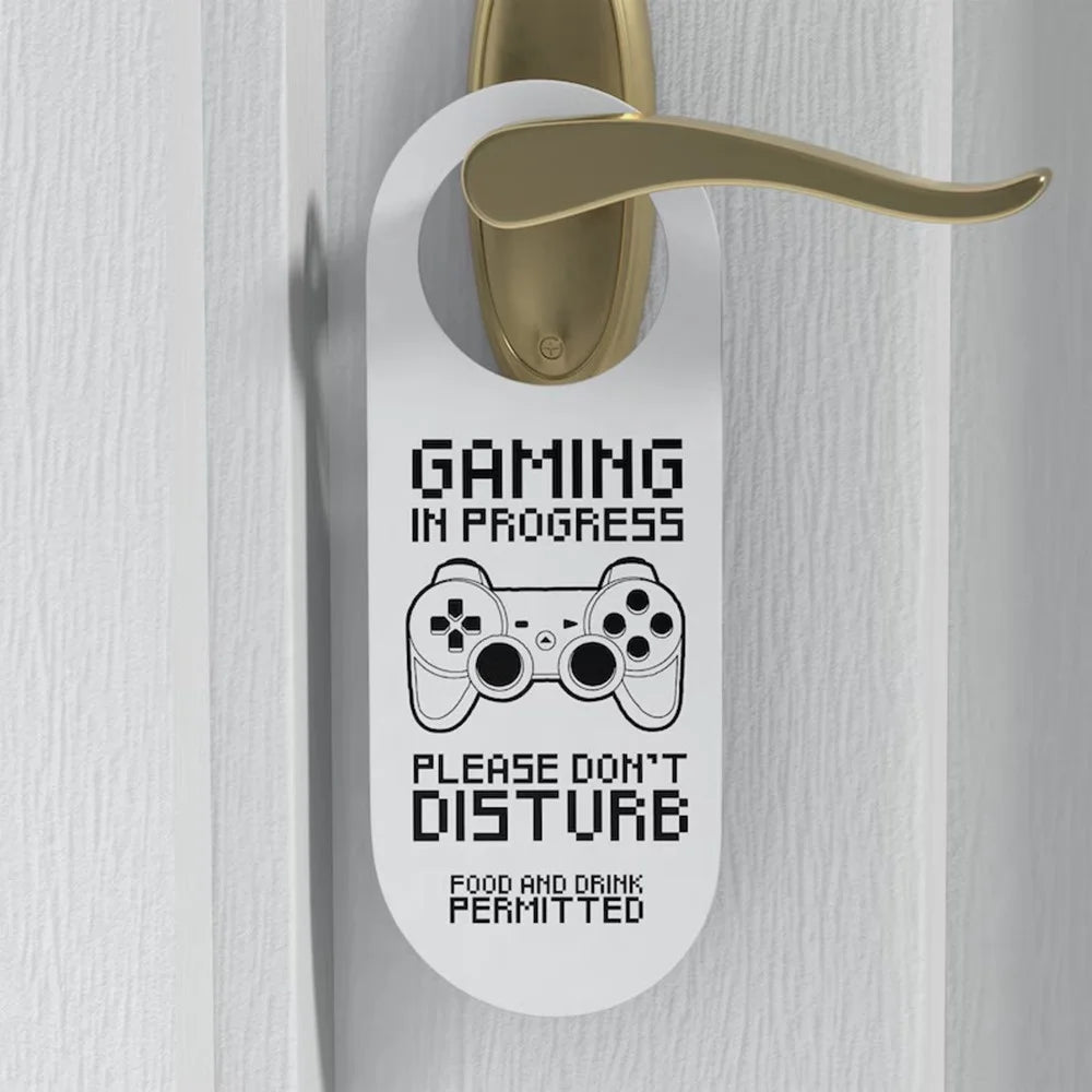Please Don't Disturb Door Hanger Sign Acrylic Door Plate For Bedroom  /  Game Room Home Decor - 1