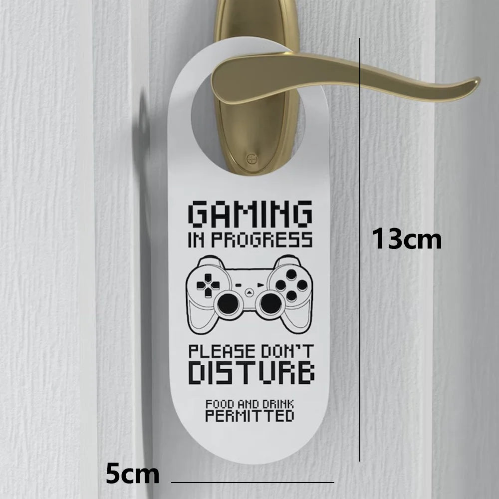 Please Don't Disturb Door Hanger Sign Acrylic Door Plate For Bedroom  /  Game Room Home Decor - 3