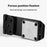 Cabinet Door Password Lock 3 Holes 4 Inch Screw Installation Anti Theft Keyless Security Drawer Lock - Black - 5