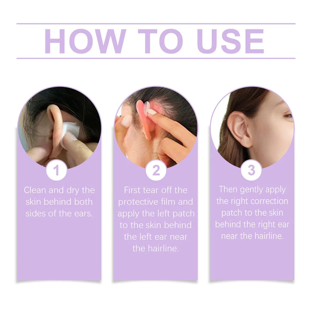 EELHOE EE-K01-0002-01 6Pcs Invisible Ear Shaping Tape Ear Support Stickers Breathable Ear Contour Enhancer - 5