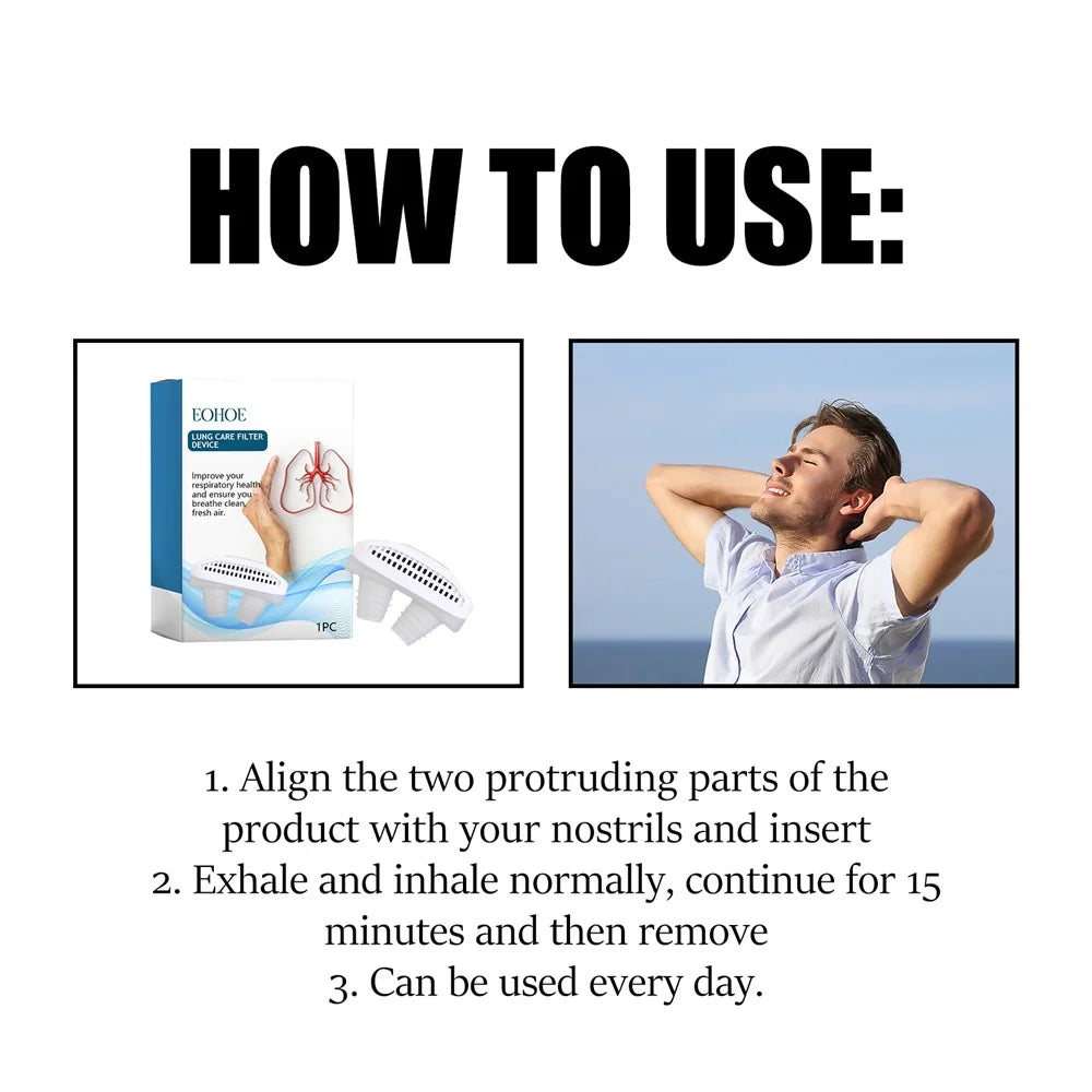 EOHOE EOA08-A008-1-WH1 Nasal Care Device Nose Cleaner Relieves Runny Nose Throat Discomfort - 7