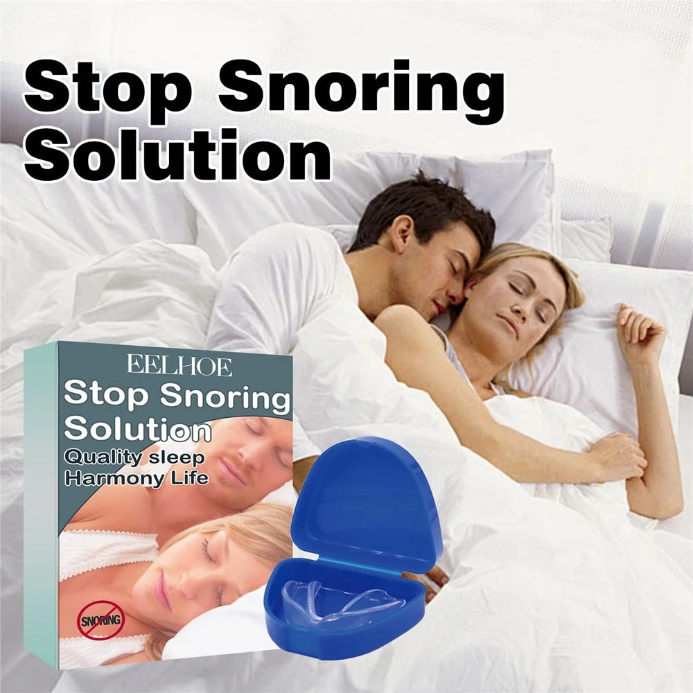 EELHOE EEB09-A001-1-MX1 Anti Snoring Mouthpiece Sleeping Apnea Guard Stop Bruxism Teeth Guard - 2