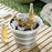Foldable Water Bucket 10L Multi-Function Portable Collapsible Container for Home / Outdoor Use - Dark Grey - 6