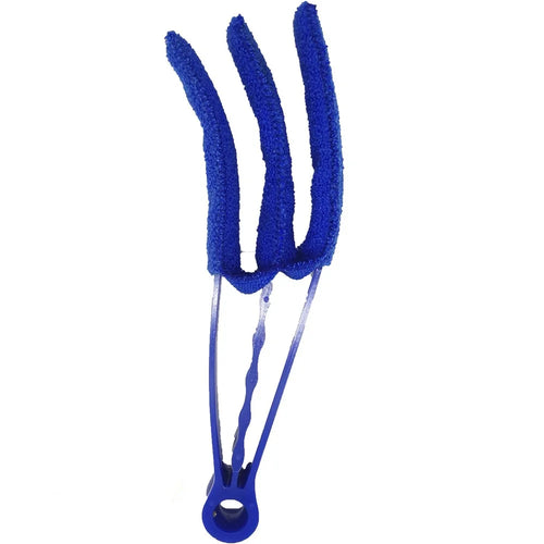 Venetian Blind Blade Cleaner Brush Window Conditioner Duster Air Conditioner Vent Outlet Cleaning Tool - Blue - 1